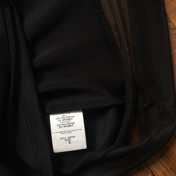 Lush Mini Skirt with Mesh Panel - Picture 7 of 7